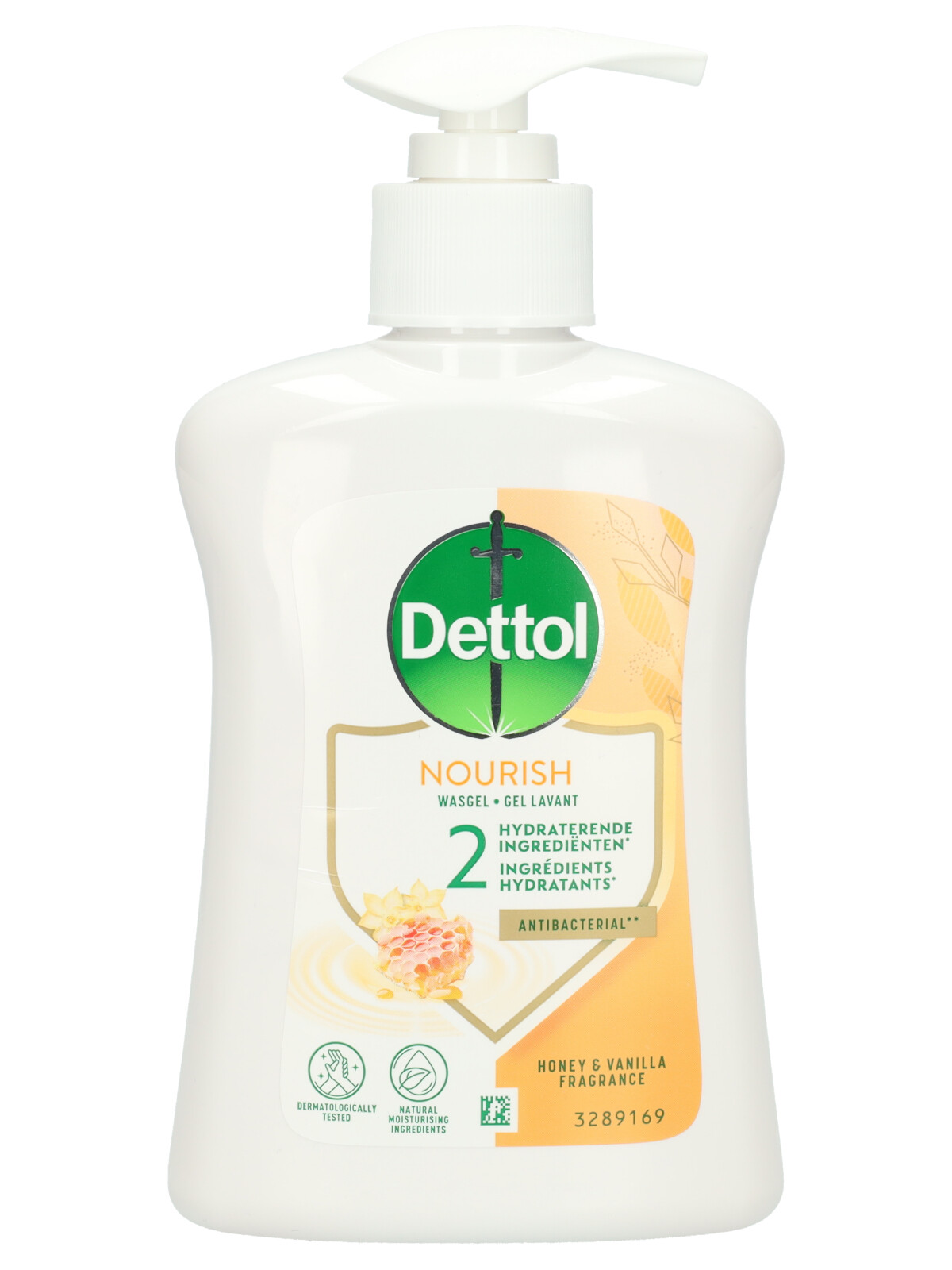 Dettol Moisturise Med & Vanilka tekuté mydlo dávkovač 250 ml