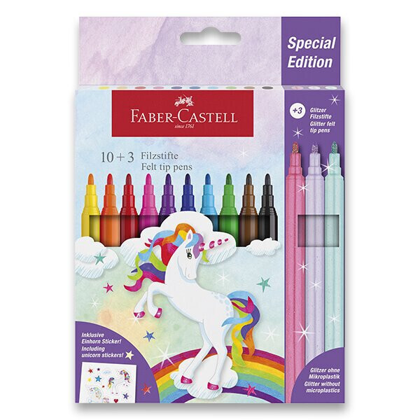 Fixky Faber-Castell Unicorn - 13 farieb