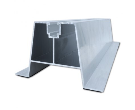 Solar AL ALU profil H-70 pre trapézovú strechu 70x400