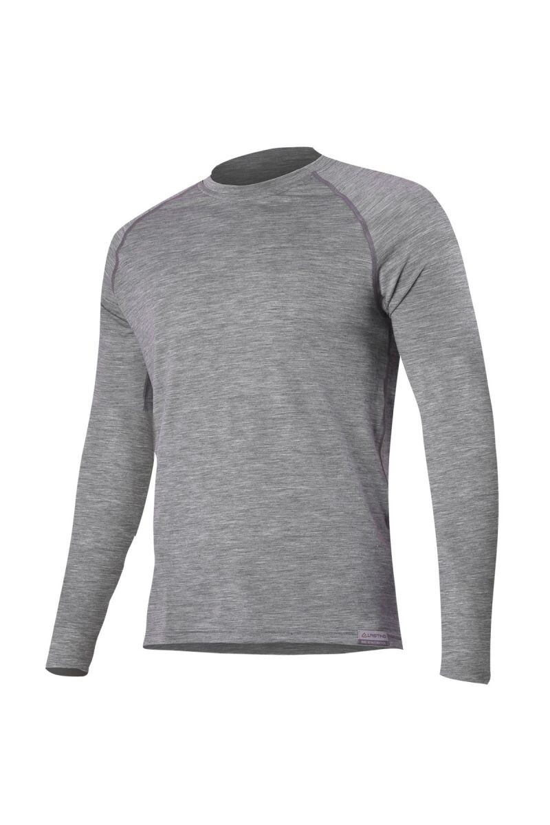 Lasting ATAR 8484 šedej vlnené merino triko Veľkosť: XL 8595067833934