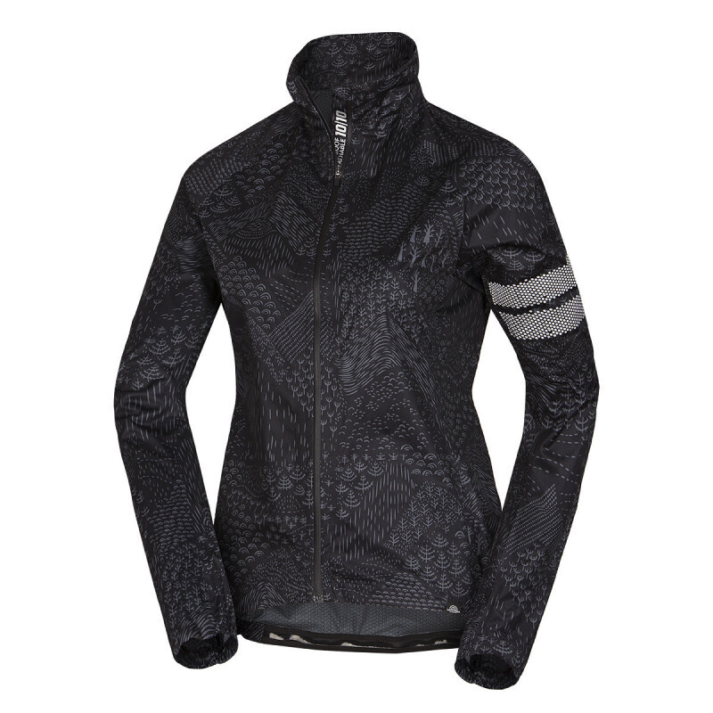 Northfinder ROMEA dámska cyklistická bunda blackprint BU-4870MB-384 Veľkosť: S 8584153223100