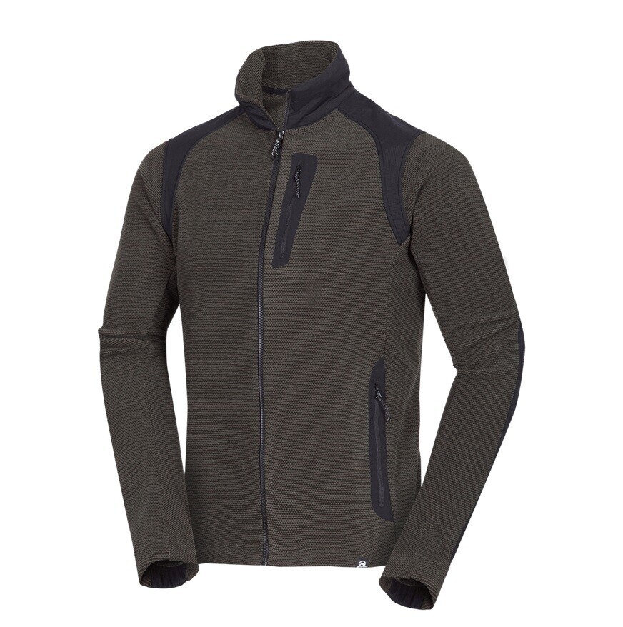 Northfinder SZYMON blackdarkgreen pánsky sveter MI-3884OR-550 Veľkosť: L 8584153627700