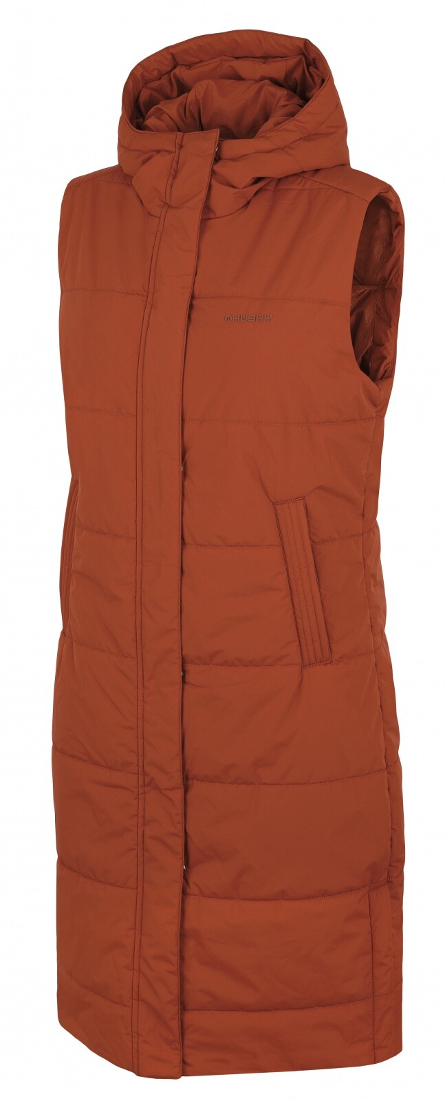 Husky Dámska hardshell vesta Nilo L faded orange Veľkosť: L