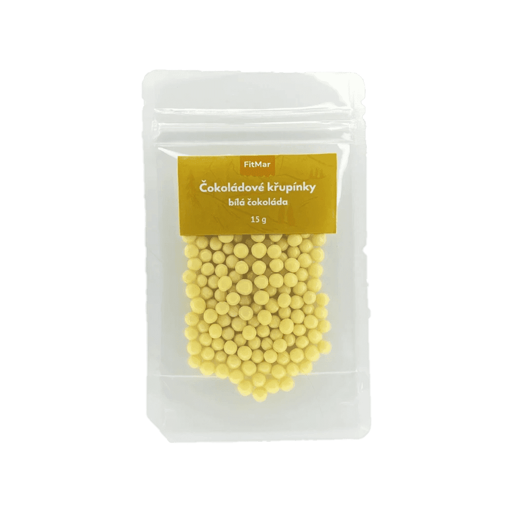 Chrumky do krému - biela čokoláda 15g