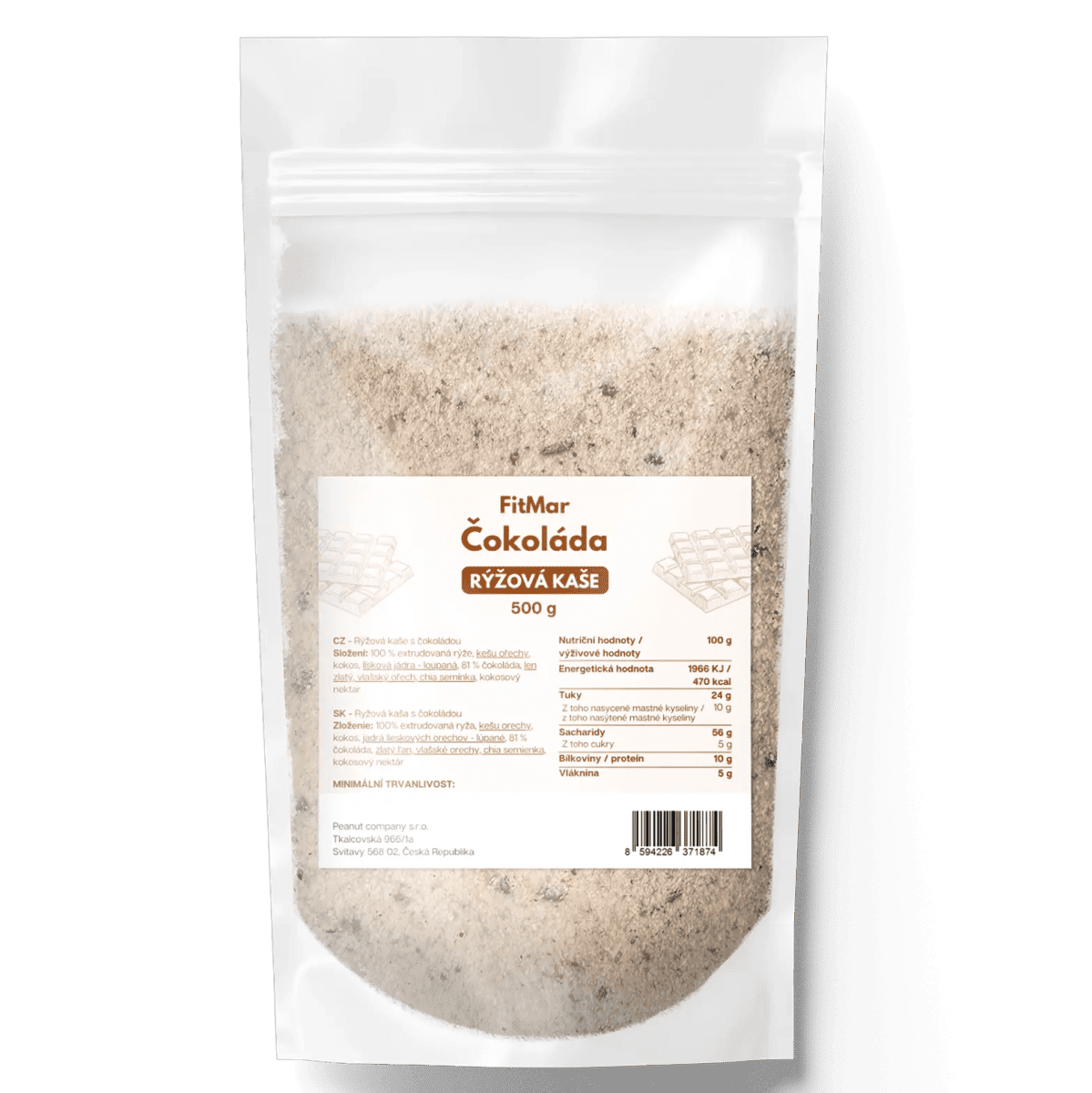 FitMar Ryžová kaša čokoláda 500 g