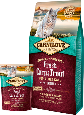 Carnilove Cat Fresh Carp & Trout - Sterilized