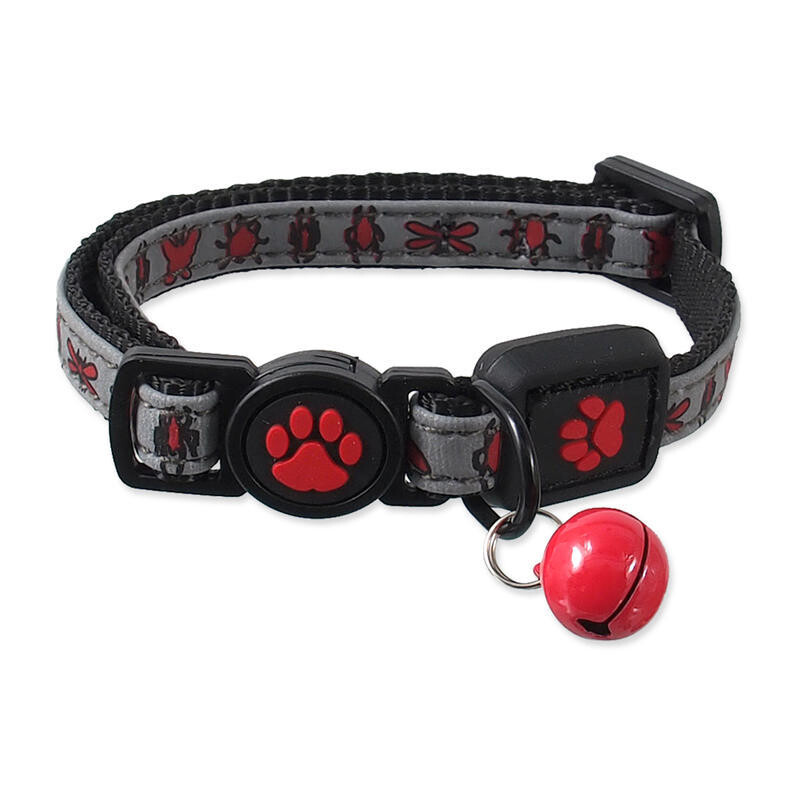 Obojek ACTIV CAT Reflective červený