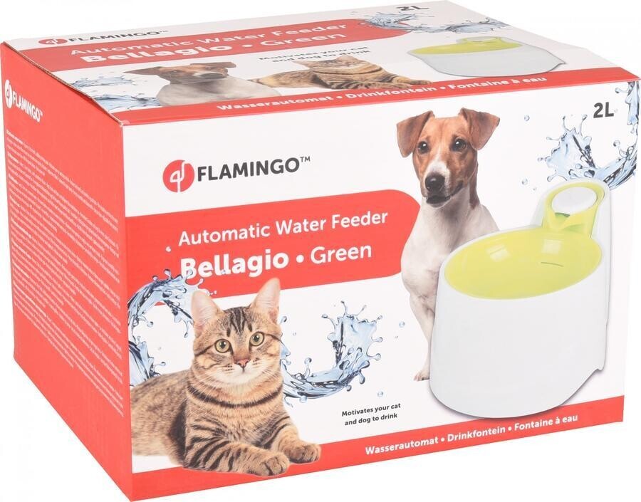 Flamingo Automatická fontánka Bellagio zelená 2000ml