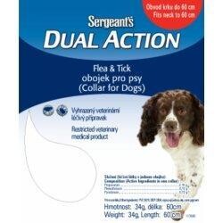 Sergeanťs Dual obojek antipar. střední pes 60cm