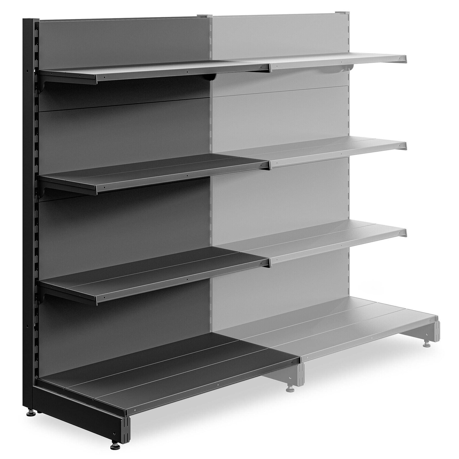 Marbo Regál do predajne dodatkový 133x83x52 cm - 4 police