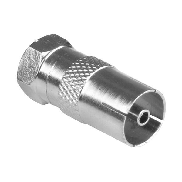 Sencor SAV 182 Koaxiálny konektor Redukcia skrutkovacia, F konektor - vidlica na koaxiál, ​TV konektor - zásuvka, .