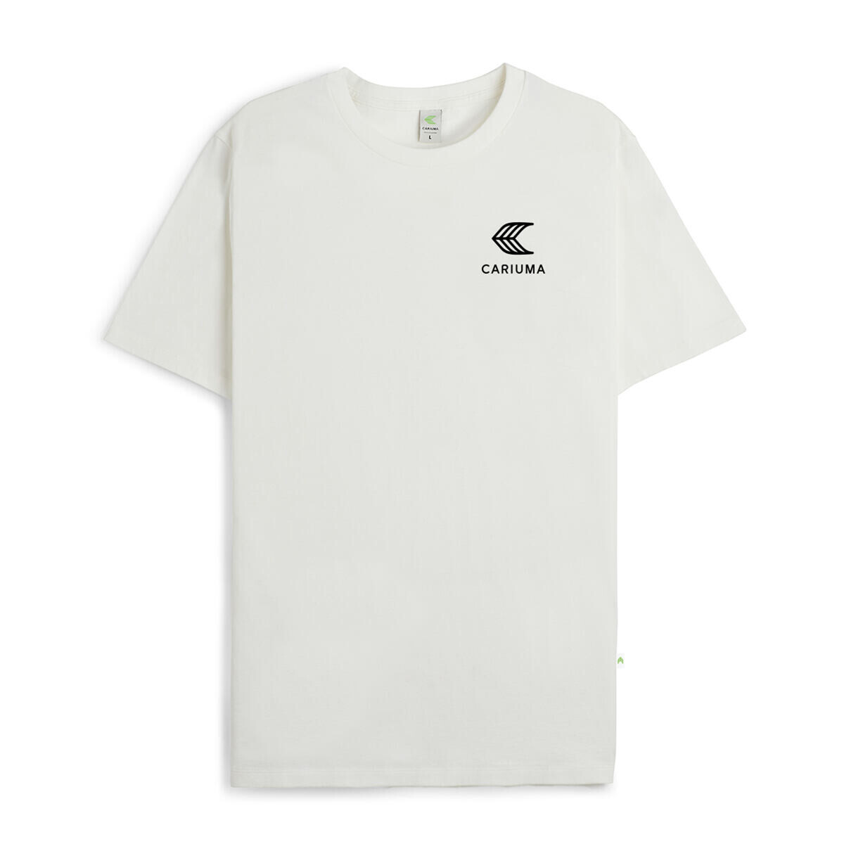 Triko Cariuma T-Shirt Off-White with Small Black Logo veľkosť oblečenia M