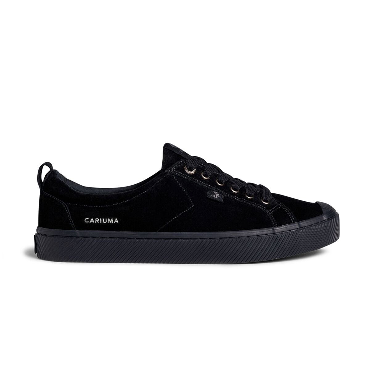 Pánské volnočasové boty Cariuma OCA Low All Black Suede Sneaker