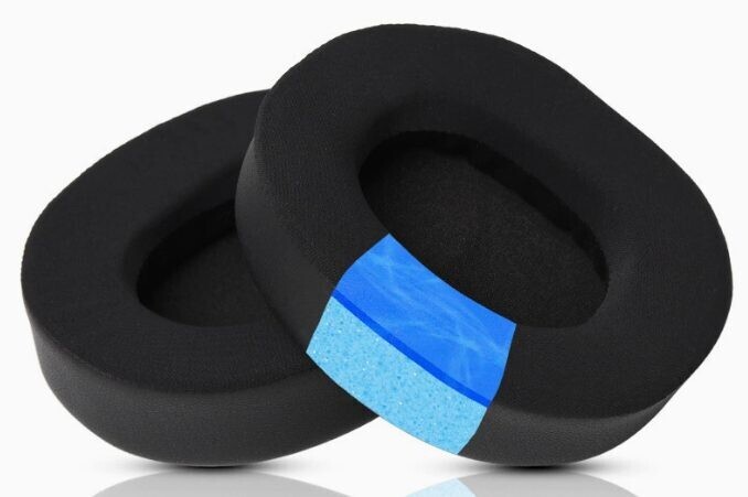 Náhradné náušníky pre slúchadlá Steelseries Arctis - Čierne, s chladivým gélom