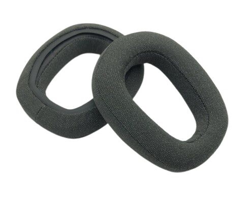 Náhradné náušníky pre slúchadlá Logitech Zone vibe 100 - Čierne, látkové