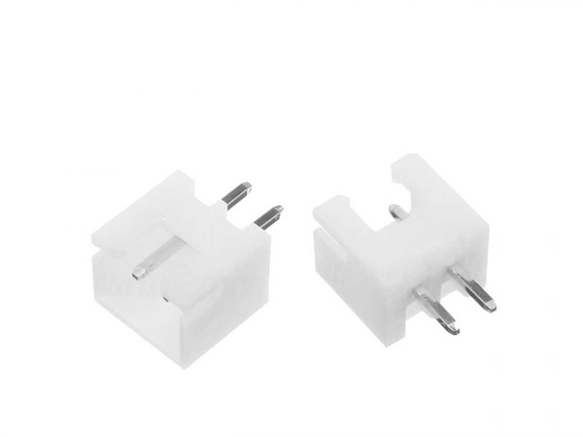 JST XH 2,54 mm 2-Pin konektor na DPS - Rovný