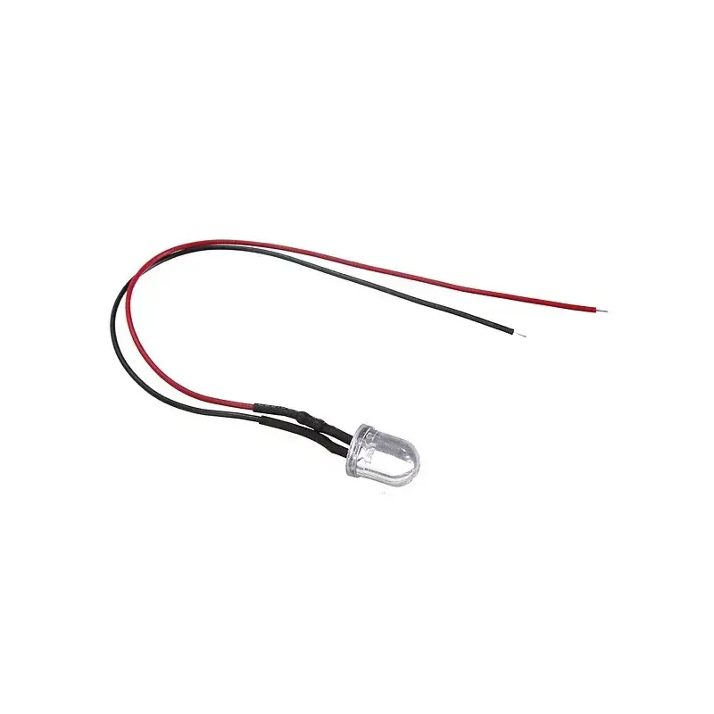 24V LED Dióda 10mm, UV Fialová