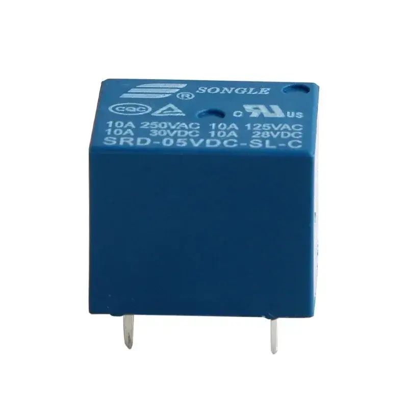 Relé SRD-12VDC-SL-A, 12V DC / 250V AC 10A