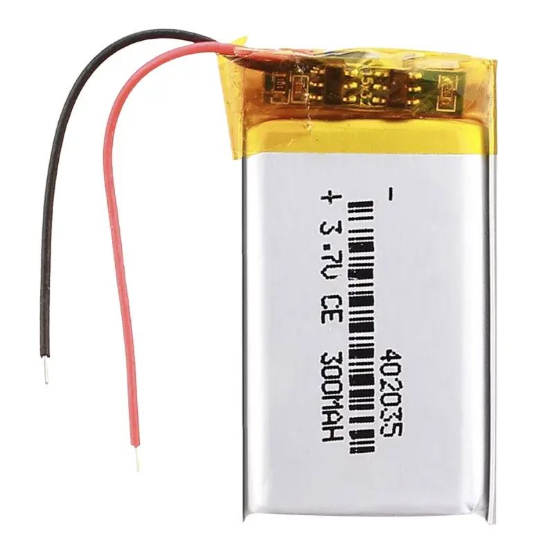 Li-Pol batéria 300mAh, 3.7V, 402035