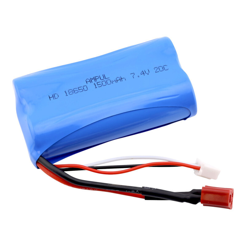 Li-Pol batéria 1500mAh, 7.4V, 18650, T konektor