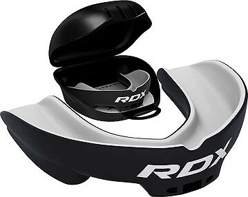 RDX 3w Chránič zubov pre juniorov, čierno-biely