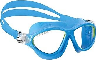 Cressi MINI COBRA, detské, 7 – 15 rokov číre sklá, modrá/lime