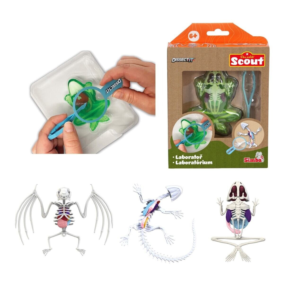 Simba Objavuj Mini Laboratórium, 3 druhy