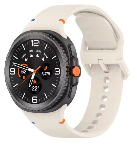 eses Silikónový remienok pre Samsung Galaxy Watch 8 - Béžový, veľkosť S