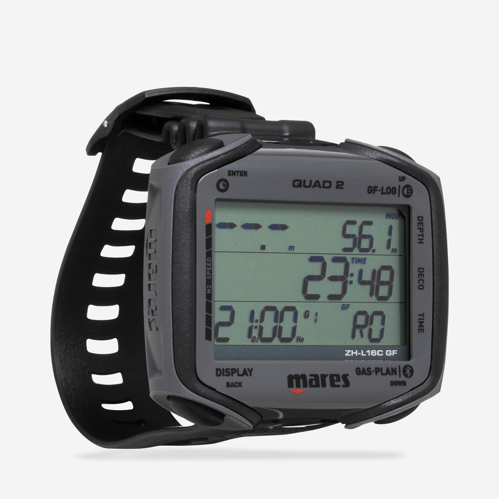 MARES Quad 2 potápačský počítač čierny