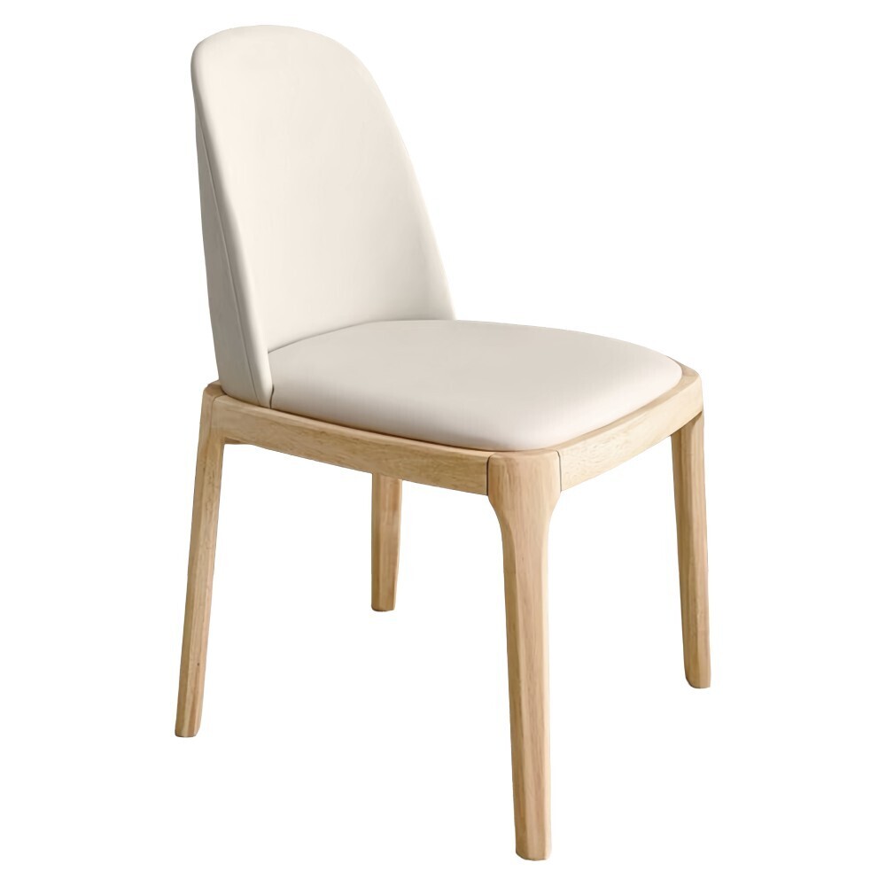 KONDELA Zentra jedálenská stolička béžová / prírodná