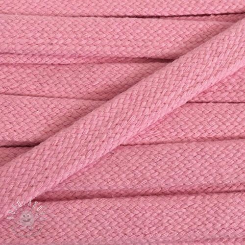 Bavlnená šnúra plochá 15 mm pink