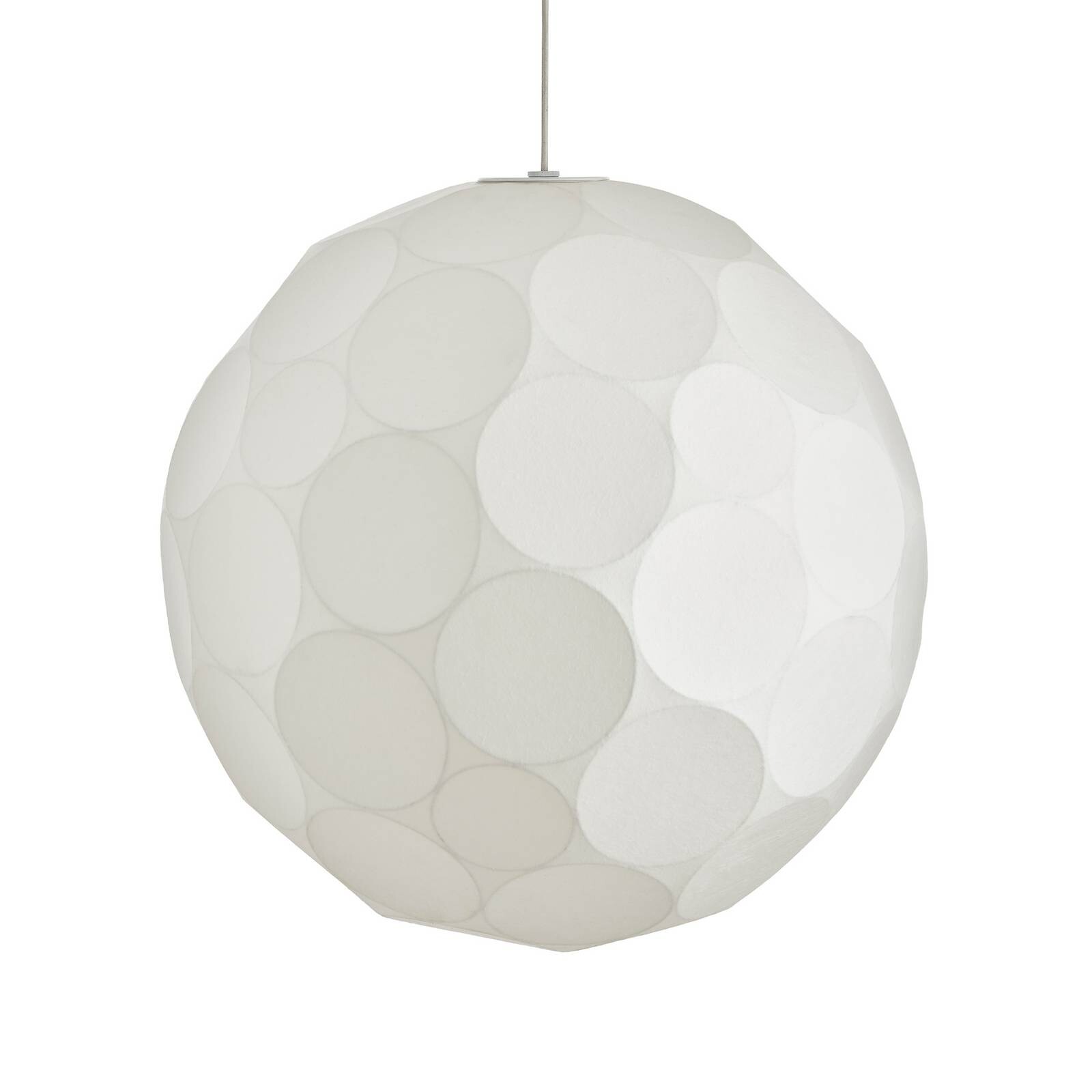 Tom Dixon závesné svietidlo Soft, Ø 60 cm, biela, plast, E27