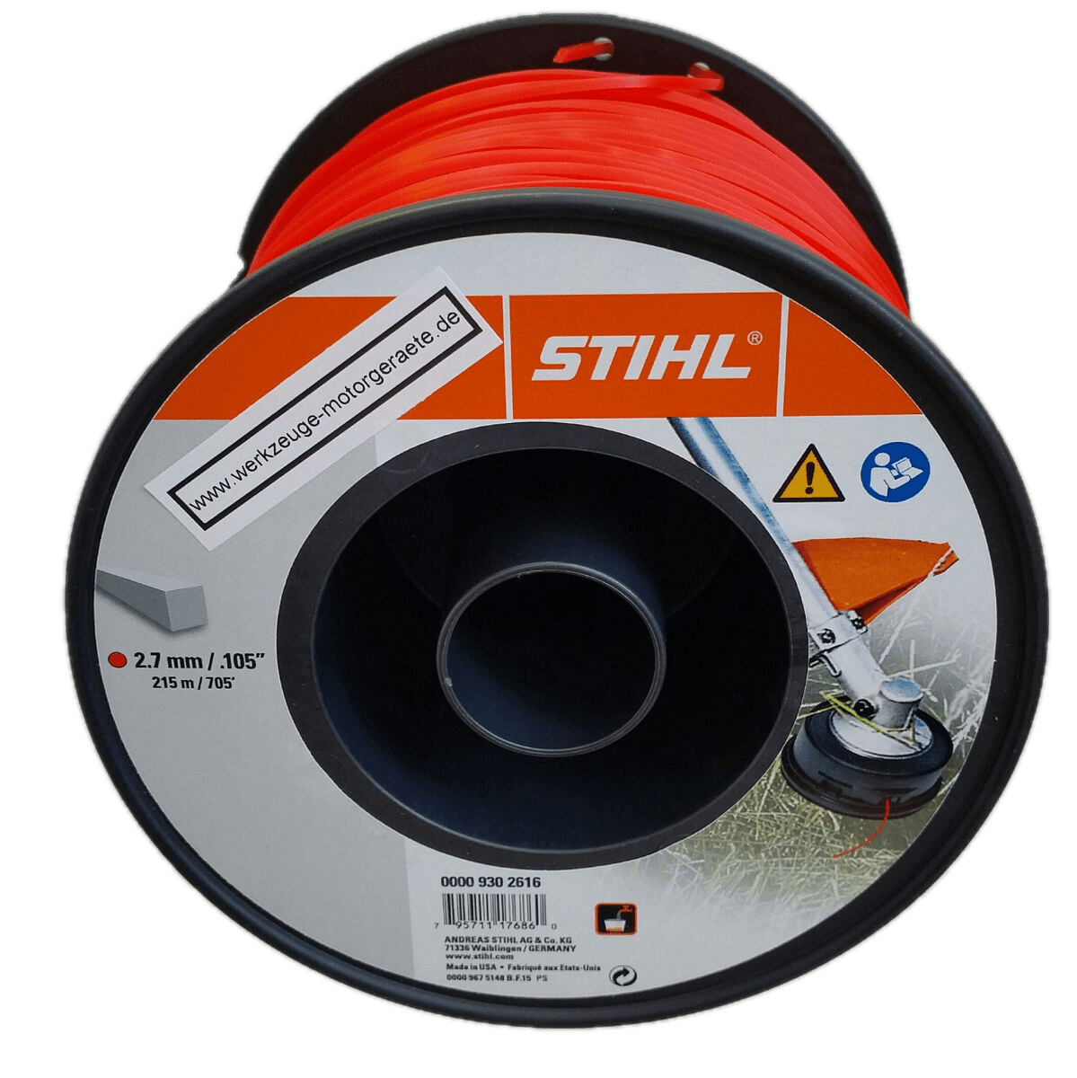 STIHL Cievka 4-hranná 2,7mm Dĺžka: 208m