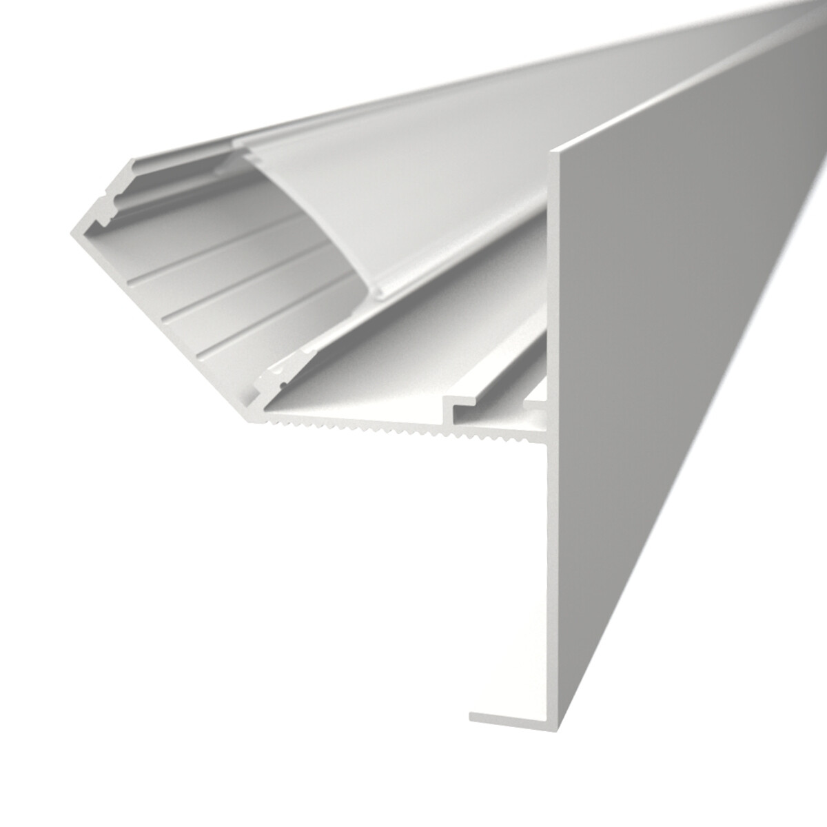 LED Solution Vstavaný profil do SDK pre LED pásiky V16 biely Vyberte variantu a dĺžku: Profil bez difúzora 1m LP502W-1M