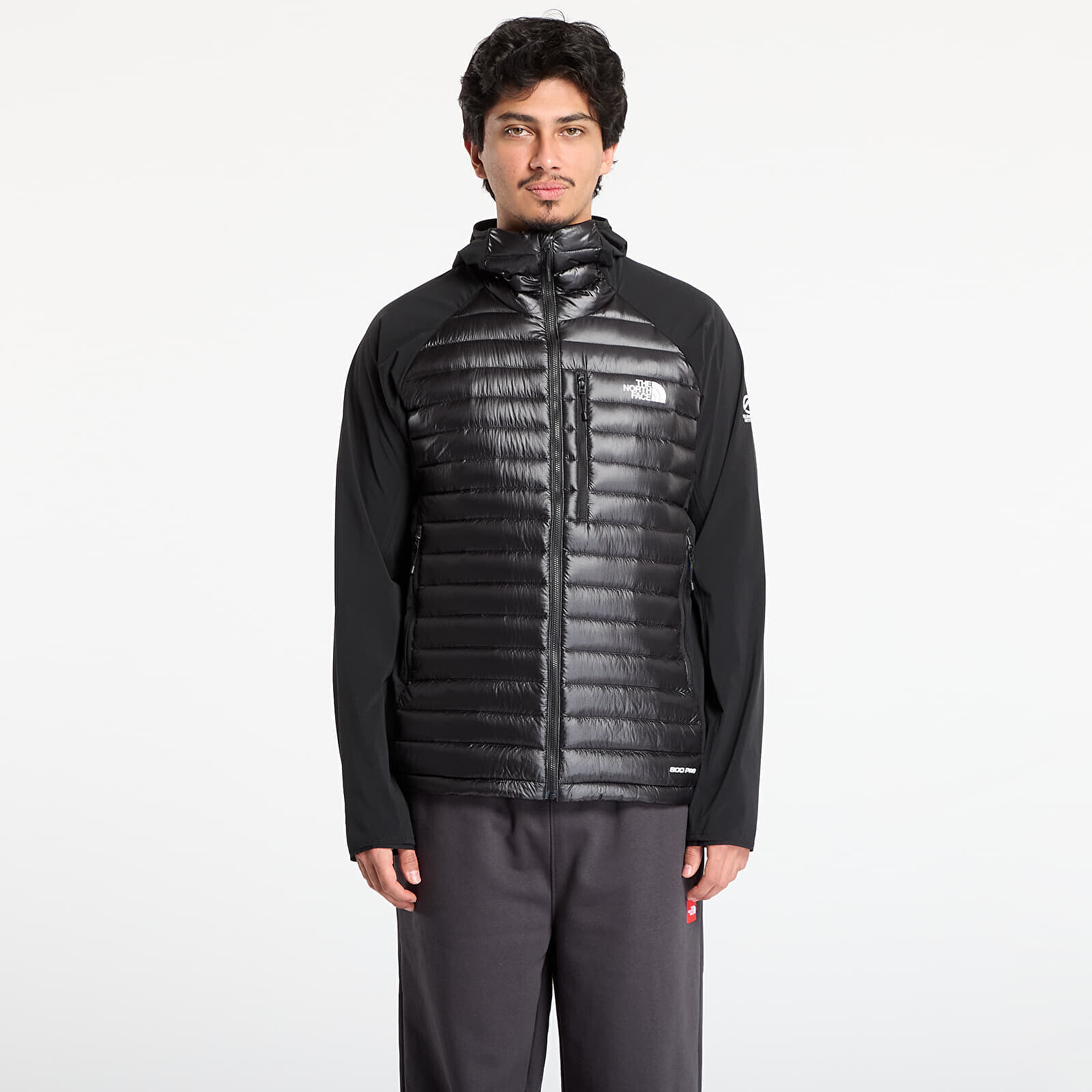 Bunda The North Face Summit Breithorn Lightweight Hybrid Hooded Jacket TNF Black L