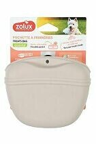 Kapsička na pamlsky SILIKON béžová Zolux