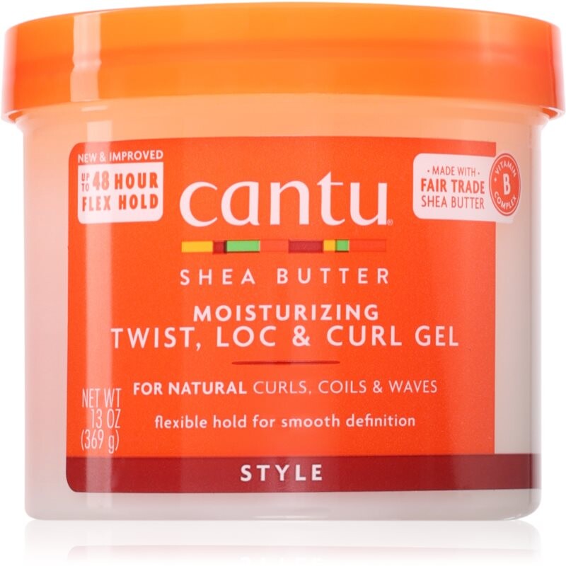 CANTU Shea Butter Moisturizing Twist, Loc & Curl Gel stylingový krém pre definíciu a tvar 370 g