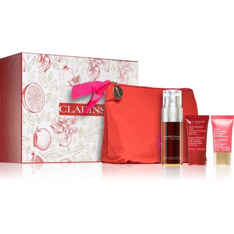 Clarins Double Serum & Super Restorative Collection darčeková sada pre zrelú pleť