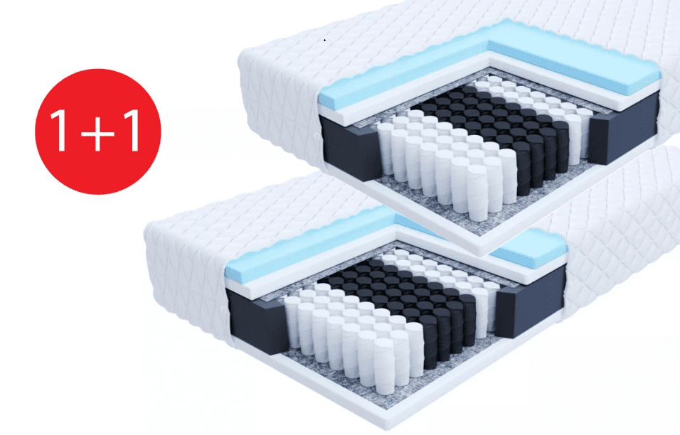 FDM Taštičkový matrac ENNA Premium Jersey 1+1  | 80 x 200 cm