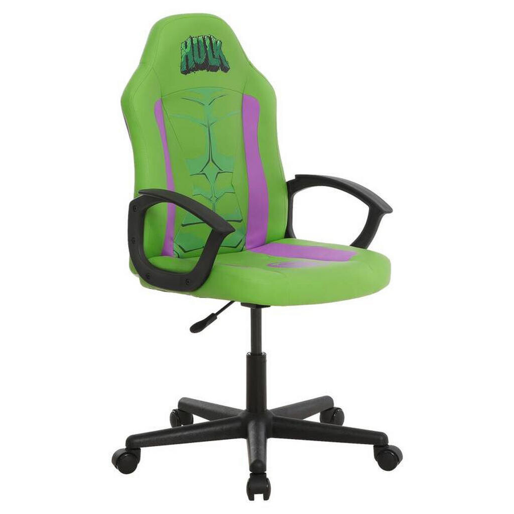 Marvel HERNÁ STOLIČKA, kožený vzhľad, zelená, lila, čierna
