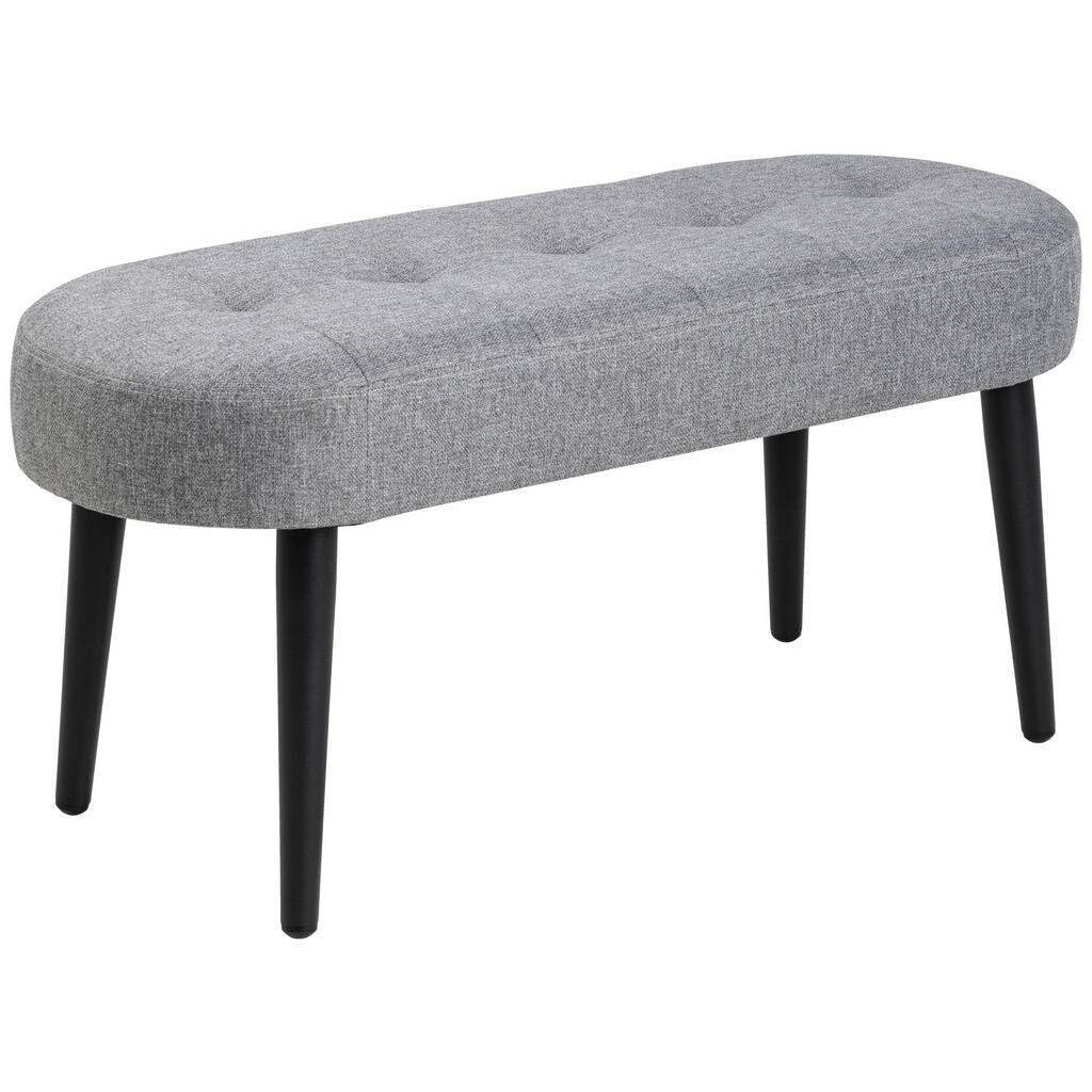 MID.YOU DLHÁ TABURETKA, kov, textil, 95/46/38 cm