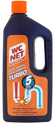 WC NET Turbo gélový čistič odpadu 1 l