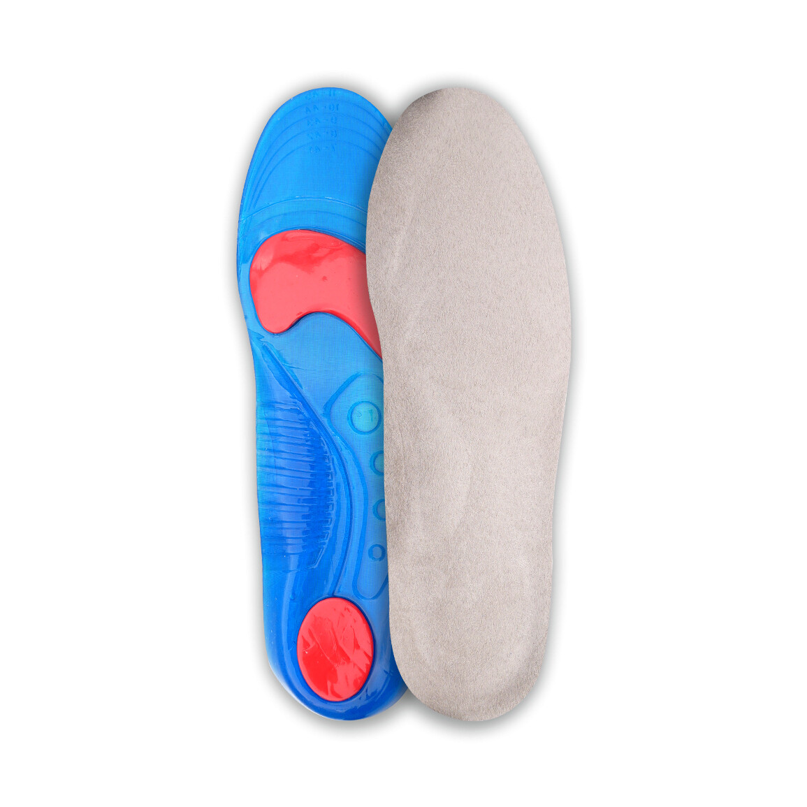 Gélové vložky do topánok s pozdĺžnou klenbou - sivé, dámske