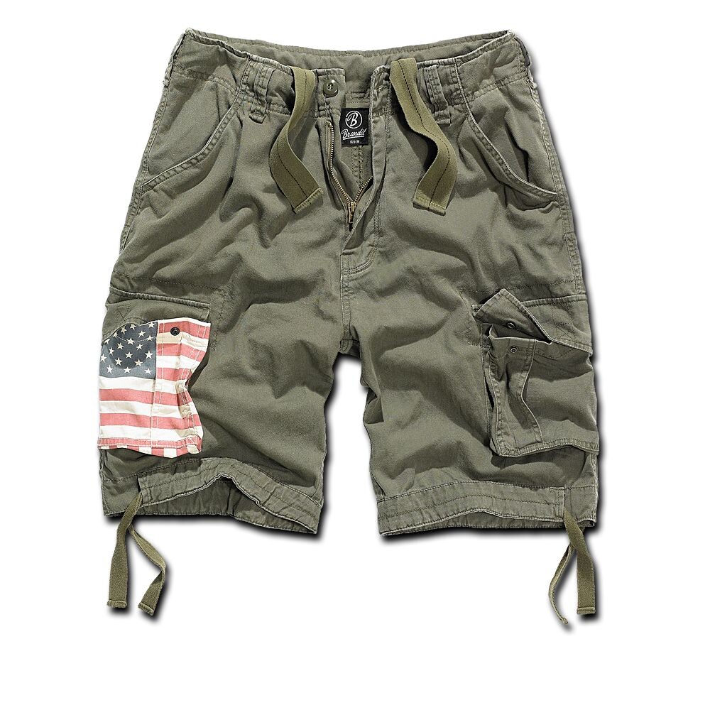 Kraťasy Brandit Urban Legend Stars - olivové, S