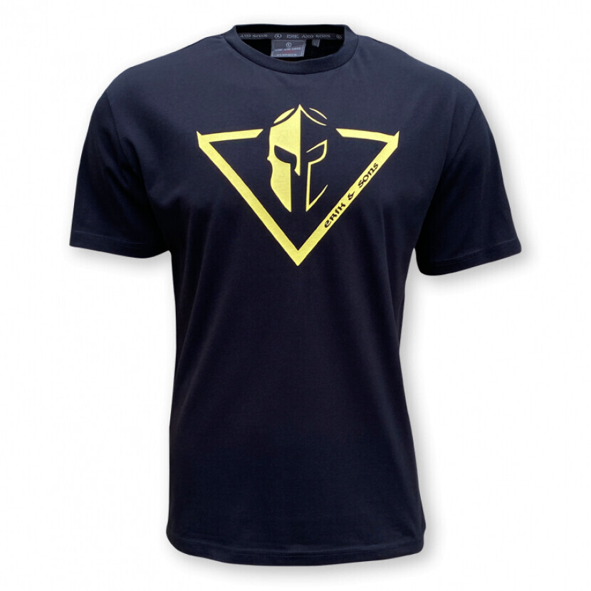 Tričko Erik and Sons Rodal - čierne-žlté, M