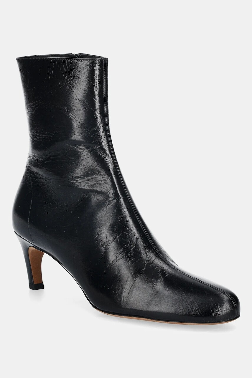 Kožené členkové topánky Proenza Schouler Uma čierna farba, na vysokom podpätku, SH254082