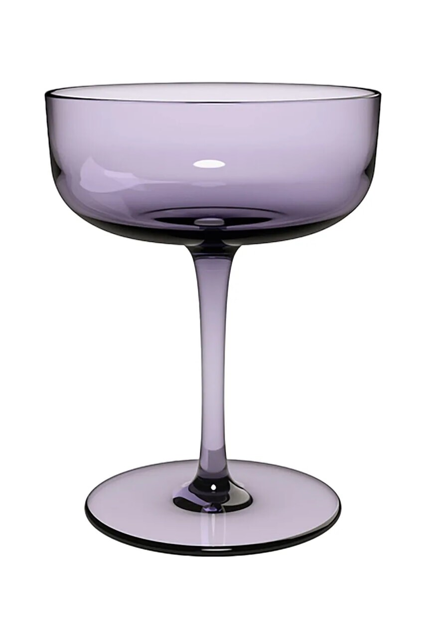 Sada pohárov na šampanské Villeroy & Boch Like Glass 100 ml fialová farba