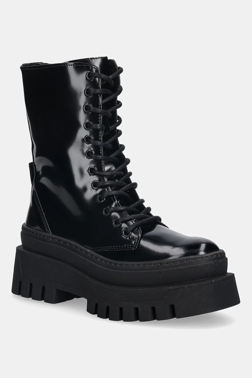 Workery Steve Madden Coast čierna farba, na platforme, 11002681