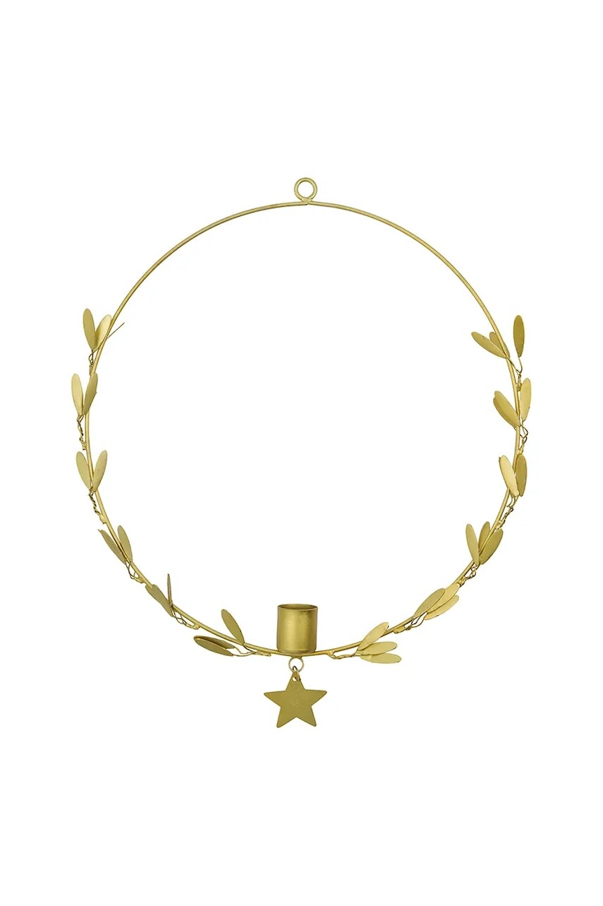 Dekoratívny závesný svietnik House Doctor HDMistel 25 cm žltá farba