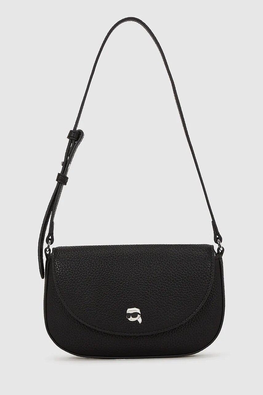 Kabelka Karl Lagerfeld IKON čierna farba, A4W32001